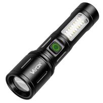 Taktinis įkraunamas žibintuvėlis 260lm 5W LED + SMD VA0181 VAYOX