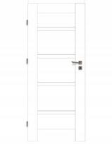 Vidinės kairės pusės durys 84,4x20cm Baltos spalvos MDF 3 vyriai