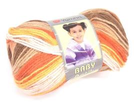Mezgimo siūlai YarnArt Baby Batik 100 g, spalva 824