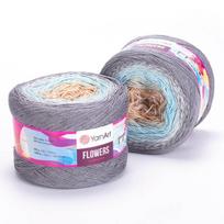 Mezgimo siūlai YarnArt Flowers 250g, spalva 268