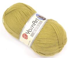 Mezgimo siūlai YarnArt Wool, spalva salotinė 9640Ž