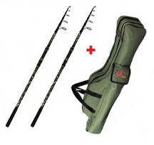 Karpinių meškerių ir dėklo komplektas Zfish Combo Kingstone 3.60m, 80-150g, 2vnt