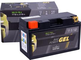 Akumuliatorius motociklams intAct Battery-Power GEL YT7B-4 12V 6Ah c20 120A