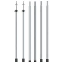 Teleskopiniai brezento strypai, 102-260 cm, 2 vnt.