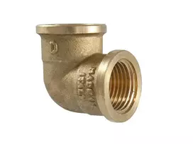 Alkūnė TMD brass, 1/2", 90°, vidiniai sriegiai