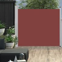 Ištraukiama šoninė kiemo pertvara vidaXL, 100 x 300 cm, ruda