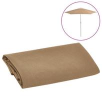vidaXL Pakaitinis audinys lauko skėčiui nuo saulės, taupe, 300cm