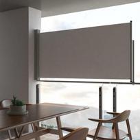 Ištraukiama šoninė kiemo pertvara vidaXL, 120 x 300 cm, pilka