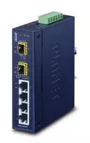 PLANET IGS-620TF tinklo komutatorius Ne-valdomas Gigabit Ethernet (10/100/1000) Mėlyna