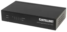 Intellinet 561228 tinklo komutatorius Ne-valdomas Gigabit Ethernet (10/100/1000) Maitinimas per Eternetą (PoE) Juoda