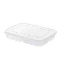Food Grade Sealed Refrigerator Storage Box, Four Compartments Fresh-Keeping Container for Frozen Meat, Scallions, Ginger,Garlic