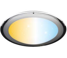 Aigostar - dimeriuojamas LED lubų šviestuvas LED/60W/230V 2700-6500K, skersmuo 52,7 cm, chromas, su nuotoliniu pultu