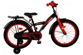 Vaikiškas dviratis Volare Thombike, 18", juodas/raudonas