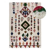 Rankų darbo iš vilnos kilimas kreminės spalvos 120x170 cm Moroccan Fes – Flair Rugs