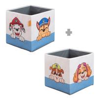 Iš tekstilės vaikiški organizatoriai 2 vnt. 27x27x27 cm Paw Patrol – Roba