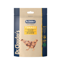 DR. CLAUDER'S Trainee Snack vytintos vištienos skanėstai kubeliais šunims ir katėms, 80 g