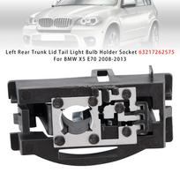 Kairio galinio bagažinės dangčio galinio žibinto lemputės laikiklis lizdas 63217262575 BMW X5 E70 2008-2013