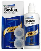 Kontaktinių lęšių skystis Bausch+Lomb Boston Simplus, 120 ml