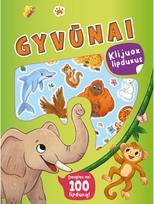 Gyvūnai. Klijuok lipdukus - Nėra Autoriaus