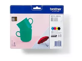 "Brother Tinte LC-227XLVALBP Value Pack (BK/C/M/Y)"