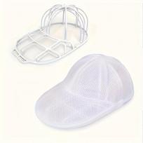 Hat Washer Cage for Washing Machine, Hat Washer with Mesh Bag, Hat Washer for Baseball Caps, Hat Cleaner/Clean Protector Cage, Drying Racks