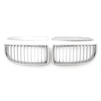 Priekinės chromuotos grotelės BMW 3 serijos E90 E91 M3 2004-2007 modeliams