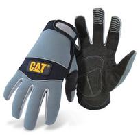 Pirštinės su sintetine oda ir silikoniniais pirštų galiukais CAT012213
