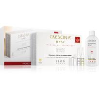 Crescina Transdermic 1300 Re-Growth and Anti-Hair Loss plaukų augimą skatinanti priemonė nuo slinkimo moterims ekonomiška pakuotė