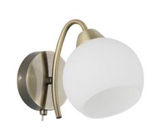 Sieninis šviestuvas NESTOR 1xE27/40W/230V žalvarinis
