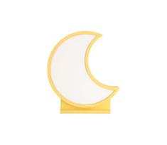 Vaikiška LED stalinė lempa MOON LED/12W/230V geltona