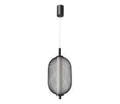 LED pakabinamas šviestuvas ant laido PUMA LED/10W/230V skersmuo 15 cm juodas
