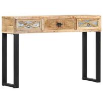 vidaXL Konsolinis staliukas, 110x30x76 cm, mango medienos masyvas
