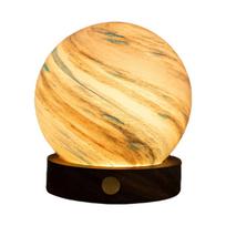 Rudos spalvos/tamsios natūralios spalvos šviečianti dekoracija USB ø 8 cm Polar Cloud – Gingko
