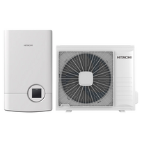 Oras–vanduo šilumos siurblys Hitachi airH2O 400 Split komplektas R32, 6 kW, 230 V (HZKF06KIE-Q / HZKF06KSE-Q)