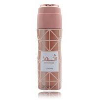 Lattafa Shahd Perfumed Spray purškiamas dezodorantas moterims - 200 ml.