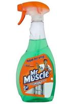 Mr Muscle stiklo ir kitų paviršių valymo skystis, 500 ml, Mr Muscle, Stiklo ir kitų paviršių valymo skystis, žalias, 500 ml