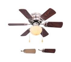 Globo 03802 - Lubinis ventiliatorius UGO 1xE27/60W/230V