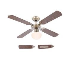 Globo 03804 - Lubinis ventiliatorius CHAMPION 1xE27/60W/230V