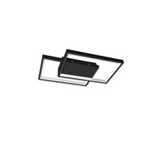 Reguliuojamas LED lubų šviestuvas LED/45W/230V 3000-6500K, juodas + nuotolinis pultelis