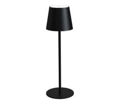 LED reguliuojama įkraunama stalinė lempa LED/4W/4000 mAh 3000/4000/5500K IP44 juoda