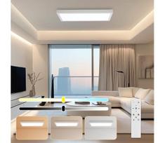 Brilagi - Dimeriuojamas LED šviestuvas FRAME SMART LED/30W/230V baltas IP44 + su nuotoliniu pulteliu