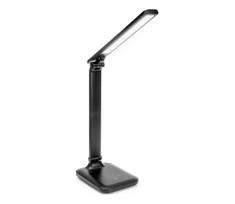 LED reguliuojama jutiklinė stalinė lempa su USB prievadu REMUS LED/5W/230V juoda