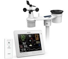 Sencor - Profesionali meteorologinė stotelė su spalvotu LCD ekranu 1xCR2032 Wi-Fi Tuya