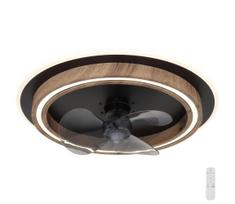 Globo 03655 - Dimeriuojamas LED lubinis ventiliatorius BOZAN, 32W/230V + nuotolinis pultas