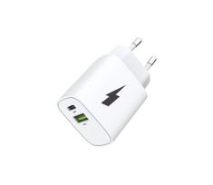 Winner Group - Greitasis įkroviklis 1x USB-C + 1x USB-A Power Delivery 20 W baltas