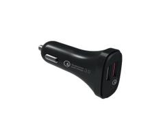 Winner Group - Automobilinis įkroviklis 2x USB-A Power Delivery 30 W juodas