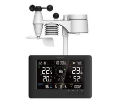 Sencor - Profesionali meteorologinė stotelė su LCD ekranu ir žadintuvu 5V/1xCR2032 + 3xAA