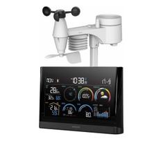 Sencor - Profesionali meteorologinė stotis su LCD ekranu ir žadintuvu 5V/3xAAA + 3xAA