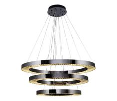 LED pakabinamas šviestuvas ant troselio JESI LED/99W/230V 3000K Ø 100 cm sidabrinis