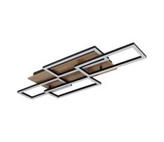 Globo 67359-40 -LED reguliuojamas lubinis šviestuvas JEFFRY 40W/230V 32,5x87,5 cm ruda/juoda+su nuotoliniu pultu